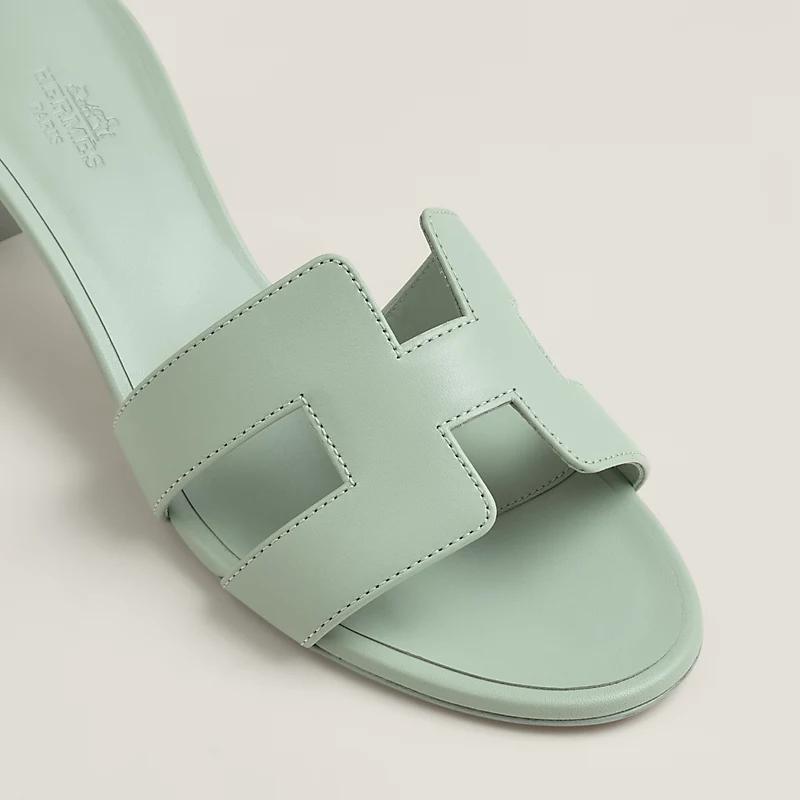 Giày Hermes Oasis Sandal Nữ Xanh Mint